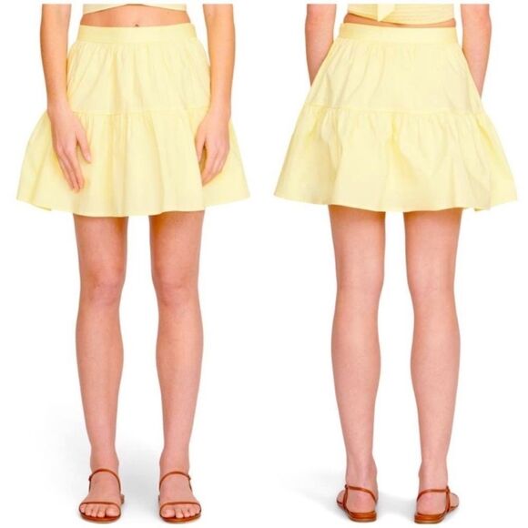 NWT STAUD Sea Mini Skirt in Sunray Size 2 - Picture 2 of 15